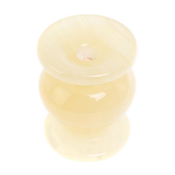 Подсвечник церковный из медового оникса 4х5 см (1,5х2) 126475