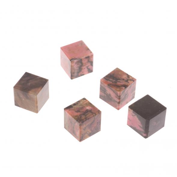 Кубик из камня родонит 20 мм 127169