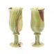 Набор бокалов 2 шт из оникса 7,5х19,5 см в коробке (3х8) 128032