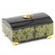 Шкатулка из камня &amp;quot;Сундук&amp;quot; большая змеевик 12,5х8х7,5 см 120234