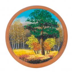 Магнит с рисунком на мдф &amp;quot;Осень&amp;quot;