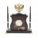 Настольные часы &amp;quot;Герб России&amp;quot; из яшмы 127093