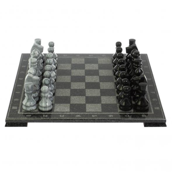 Шахматы &amp;quot;Традиционные&amp;quot; мрамор гравировка 41х41 см 128654
