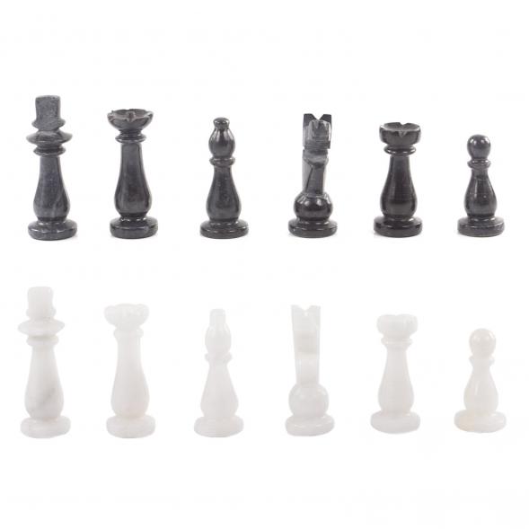 Настольные шахматы &amp;quot;Классические&amp;quot; камень мрамор 25х25 см 121653