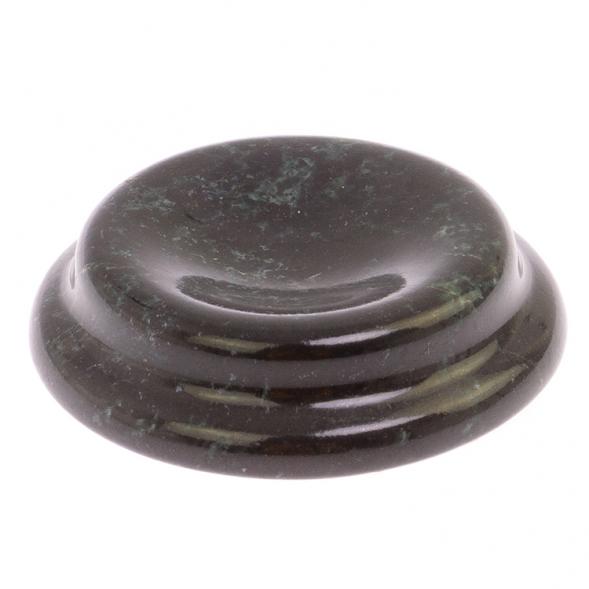 Подставка под шар из черного змеевика круглая 8х8х2 см 126097