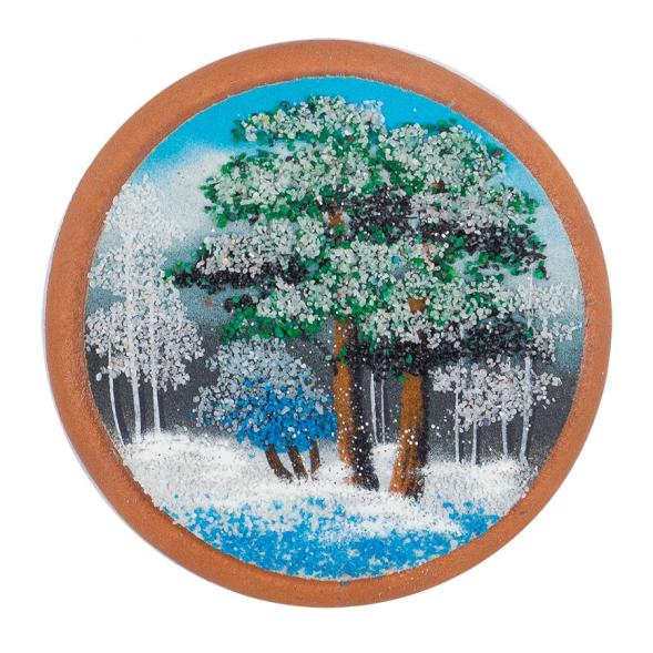 Магнит с рисунком на мдф &amp;quot;Зима&amp;quot; 117739