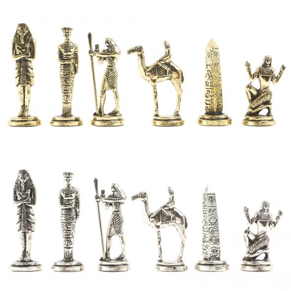 Шахматы &amp;quot;Древний Египет&amp;quot; доска 32х32 см из камня змеевик 122674