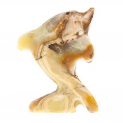 Сувенир из оникса "Дельфин" 5х2х6,5 см