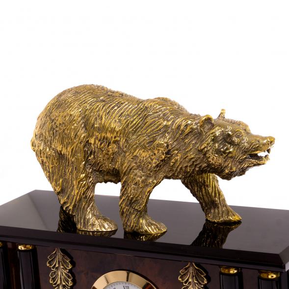 Настольный прибор &amp;quot;Медведь&amp;quot; из обсидиана 126249