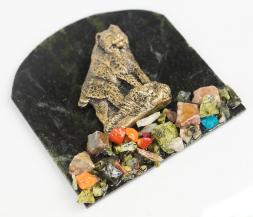 Магнит "Рысь" змеевик