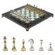 Шахматы турнирные &amp;quot;Стаунтон&amp;quot; из мрамора и змеевика 28х28 см 127732