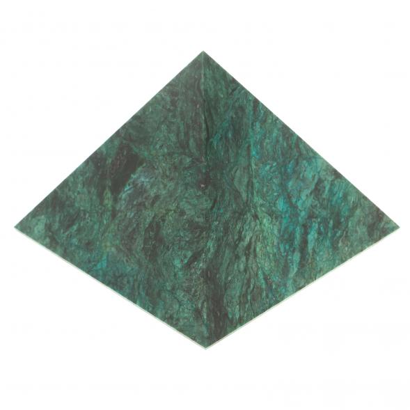 Пирамида 9х9х6 см камень змеевик 113890