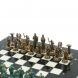 Шахматы &amp;quot;Подвиги Геракла&amp;quot; фигуры  бронза / патина 28х28 см из мрамора 128195