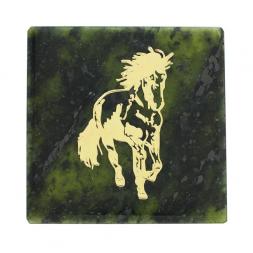 Магнит &amp;quot;Скачущая лошадь&amp;quot; камень змеевик