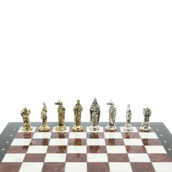 Шахматы &amp;quot;Рыцари крестоносцы&amp;quot; 44х44 см из мрамора и лемезита 128279
