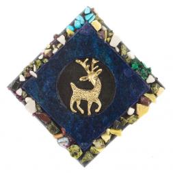 Магнит "Олененок" синий