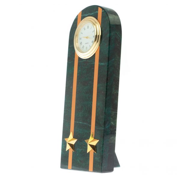 Часы &amp;quot;Погон подполковник  МЧС&amp;quot; камень змеевик 129026