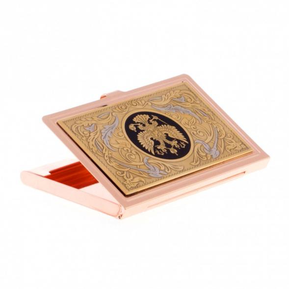 Карманная визитница &amp;quot;Герб России&amp;quot; Златоуст 122155