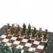 Шахматы &amp;quot;Подвиги Геракла&amp;quot; фигуры бронза / патина 28х28 см из мрамора и лемезита 128197