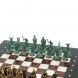 Шахматы &amp;quot;Подвиги Геракла&amp;quot; фигуры бронза / патина 28х28 см из мрамора и лемезита 128197