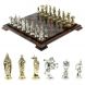 Шахматы &amp;quot;Рыцари крестоносцы&amp;quot; доска 40х40 см из обсидиана 128360