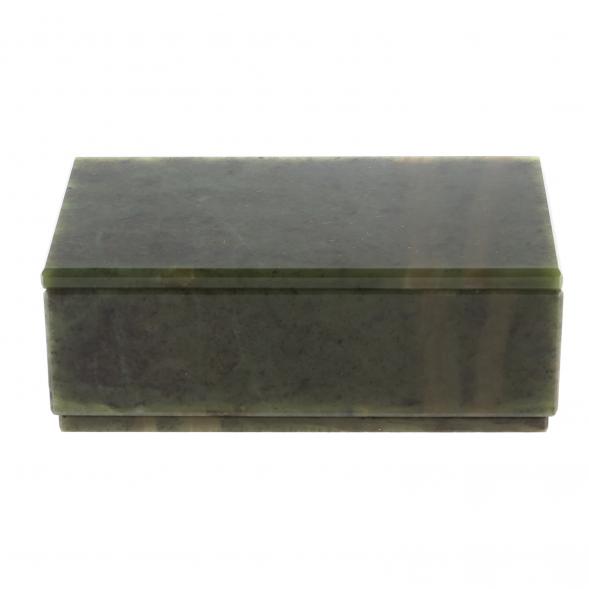 Шкатулка из нефрита 13х7,5х4,8 см 124537