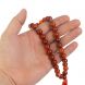 Четки из камня полосатый сердолик 35 бусин 128582