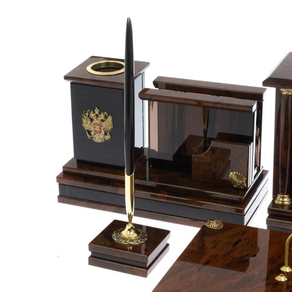 Настольный набор &amp;quot;Версаль&amp;quot; из обсидиана 129103