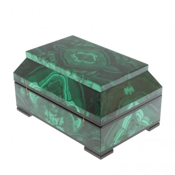 Ларец из малахита &amp;quot;Совершенство&amp;quot; 15х10х7,5 см 124830