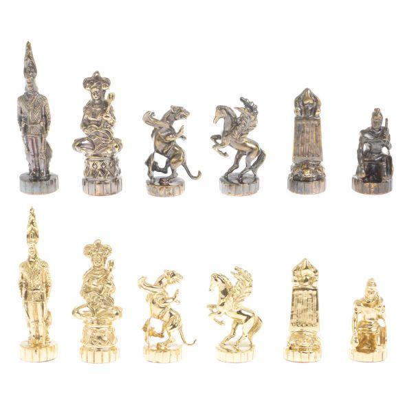 Шахматы &amp;quot;Шахерезада&amp;quot; доска 40х40 см лемезит змеевик 127258