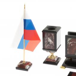 Письменный прибор &amp;quot;Орёл&amp;quot; из креноида на ножках