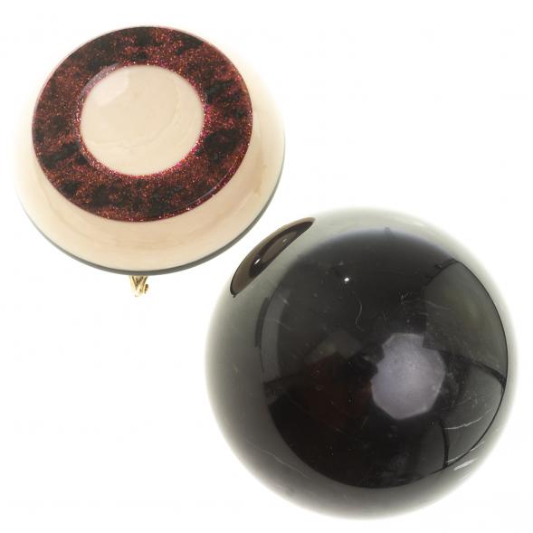 Сувенир &amp;quot;Шар Антистресс&amp;quot; черный змеевик 9,5 см 124143