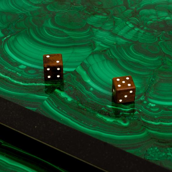 Нарды &amp;quot;Орнамент&amp;quot; камень малахит Златоуст 125193