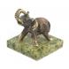 Статуэтка из бронзы на подставке из змеевика &amp;quot;Слон&amp;quot; 119704