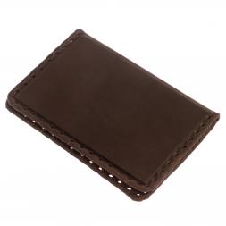 Обложка для паспорта "Россия" из коричневой кожи Златоуст