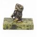Статуэтка из бронзы на подставке из змеевика &amp;quot;Левушка&amp;quot; 117917