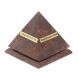 Шефик Пирамида 12,5х12,5х13,5 см из камня лемезит 127499