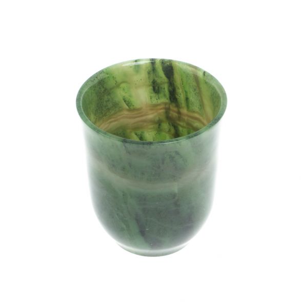 Кружка кофейная из нефрита 6,5х6,5х7,5 см 135 мл 128120