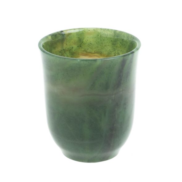 Кружка кофейная из нефрита 6,5х6,5х7,5 см 135 мл 128120