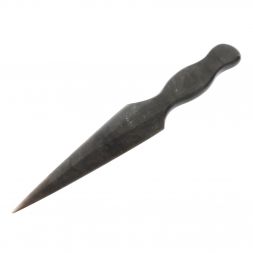 Декоративный нож из серого обсидиана 24,5х4,5х1 см