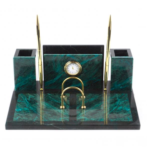 Настольный набор &amp;quot;Советник&amp;quot; из змеевика 120999