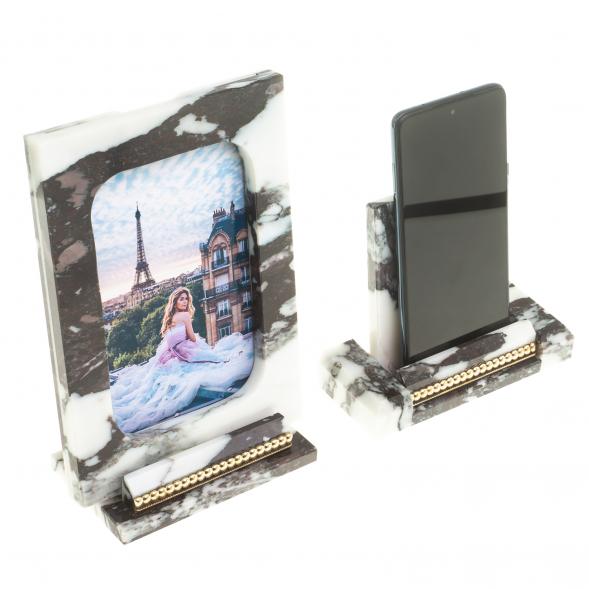 Письменный набор &amp;quot;Георгий Победоносец&amp;quot; из мрамора 124145