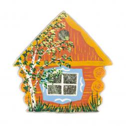 Магнит &amp;quot;Домик&amp;quot; камень змеевик