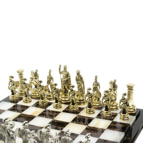 Шахматы &amp;quot;Древний Рим&amp;quot; доска 40х40 см оникс / обсидиан 128364