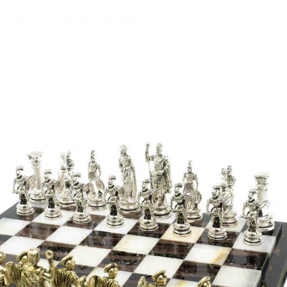 Шахматы &amp;quot;Древний Рим&amp;quot; доска 40х40 см оникс / обсидиан 128364