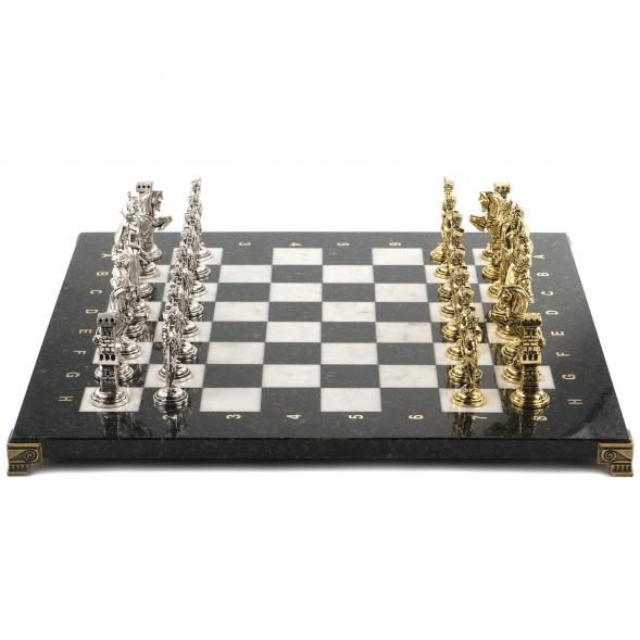 Шахматы &amp;quot;Отечественная война 1812 г.&amp;quot; доска 40х40 см мрамор 120682