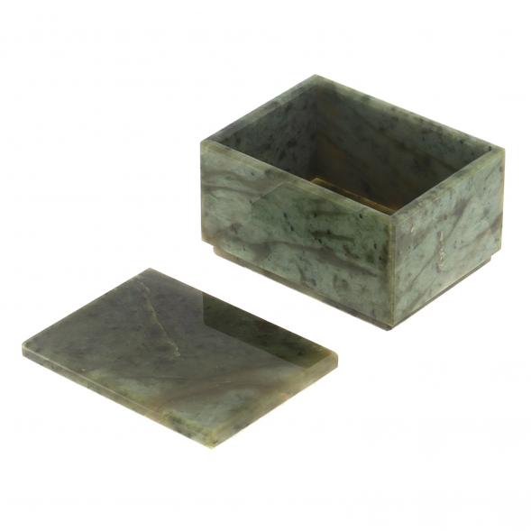 Шкатулка из нефрита 8х6х5 см 124541