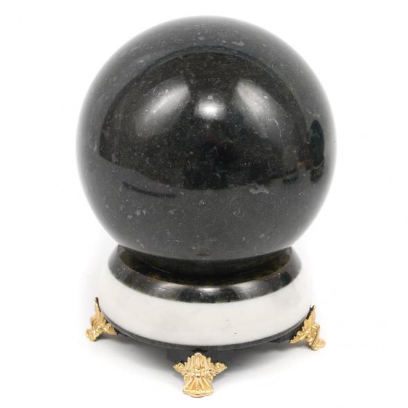 Шар &amp;quot;Антистресс&amp;quot; черный змеевик 11см 117085