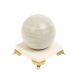 Шар 6 см из газганского мрамора на подставке 127660