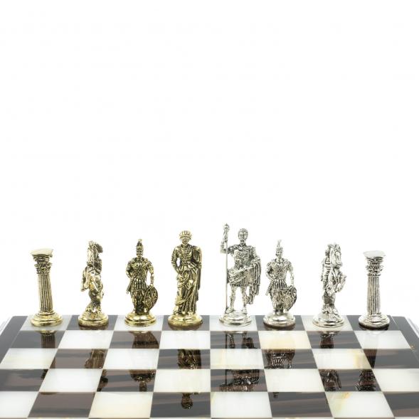 Шахматы &amp;quot;Римские войны&amp;quot; доска 40х40 см оникс / обсидиан 128365